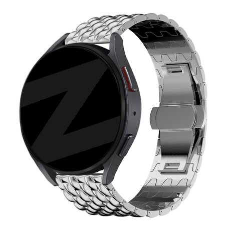 Bandz Bandz Withings Steel HR - 40mm Steel Strap 'Dragon' (Silver) Bandz Bandz Withings Steel HR - 40mm Steel Strap 'Dragon' (Silver)