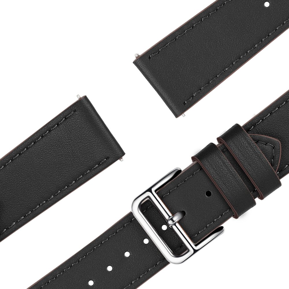Bandz Bandz Withings ScanWatch Nova Leather Strap 'Deluxe' (Black) Bandz Bandz Withings ScanWatch Nova Leather Strap 'Deluxe' (Black)