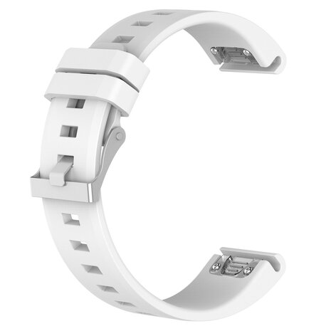 Strap-it Strap-it Garmin Fenix 8 - 43mm Glossy Silicone Strap (White) Strap-it Strap-it Garmin Fenix 8 - 43mm Glossy Silicone Strap (White)