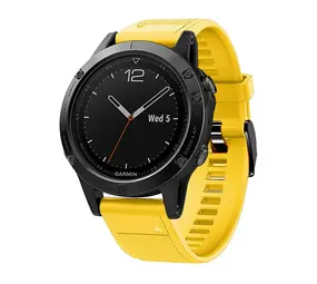 Strap-it Garmin Epix Gen 2 Silicone Strap (Yellow)