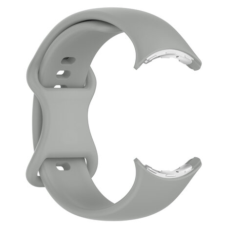Strap-it Strap-it Google Pixel Watch 1/2 Classic Silicone Strap (Gray)