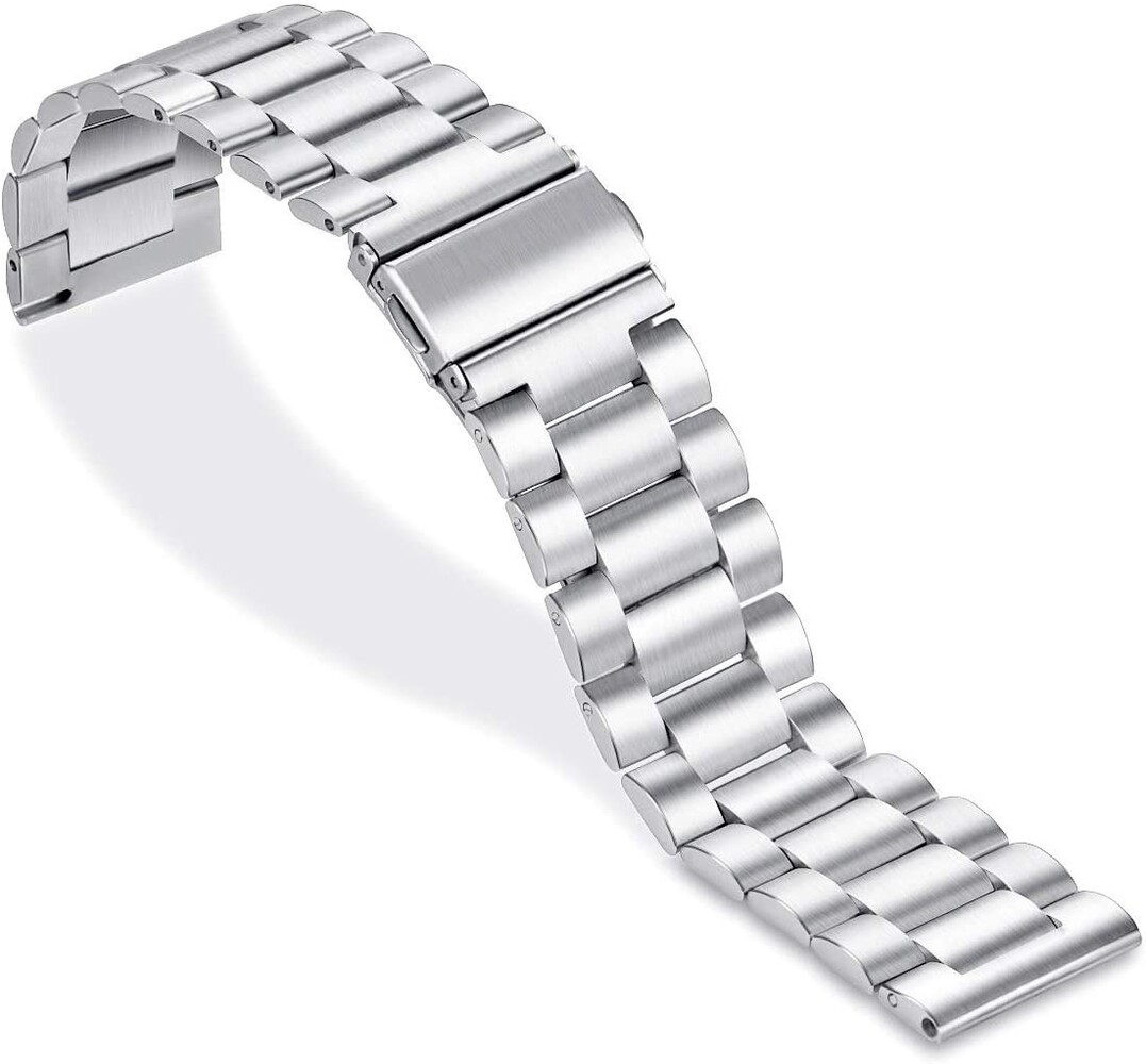 Strap-it Strap-it Watch Strap 20mm Stainless Steel - Quick Release (Silver) Strap-it Strap-it Watch Strap 20mm Stainless Steel - Quick Release (Silver)