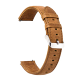 Strap-it Watch Strap 20mm Leather - Quick Release (Brown)