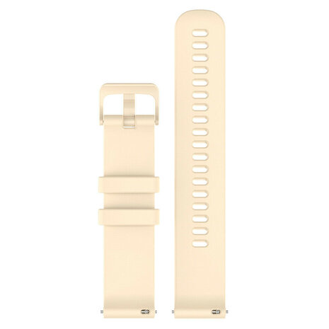 Strap-it Strap-it Watch Strap 18mm Silicone - Quick Release (Beige)