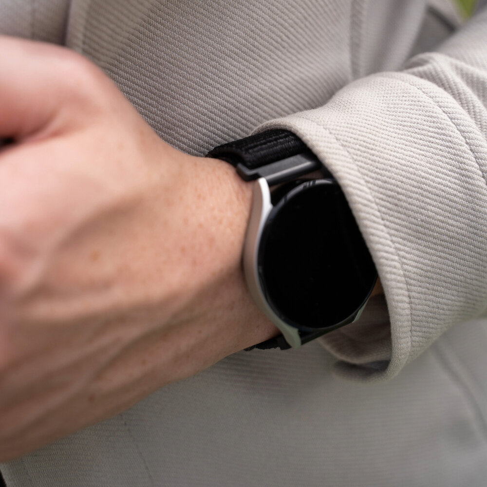 Strap-it Strap-it Watch Strap 18mm Nylon - Quick Release (Black Mix) Strap-it Strap-it Watch Strap 18mm Nylon - Quick Release (Black Mix)