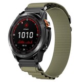 Strap-it Garmin Fenix 7x Alpine Strap (Olive Green) Strap-it Garmin Fenix 7x Alpine Strap (Olive Green)