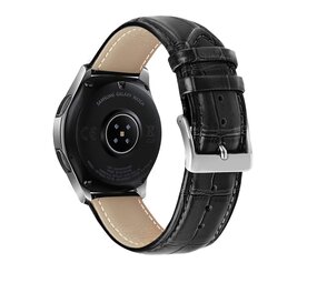 Strap-it Watch Strap 20mm Leather Crocodile - Quick Release (Black) Strap-it Watch Strap 20mm Leather Crocodile - Quick Release (Black)