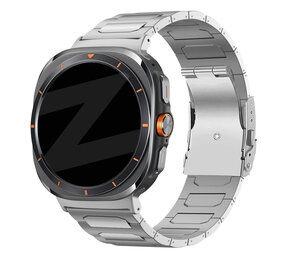 Bandz Bandz Samsung Galaxy Watch Ultra Titanium Strap 'Deluxe' (Silver) Bandz Bandz Samsung Galaxy Watch Ultra Titanium Strap 'Deluxe' (Silver)