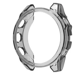 Strap-it Garmin Fenix 8 - 43mm TPU Case (Transparent-Black) Strap-it Garmin Fenix 8 - 43mm TPU Case (Transparent-Black)