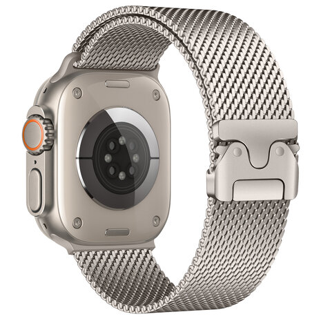 Strap-it Strap-it Apple Watch Modern Milanese Strap (Starlight) Strap-it Strap-it Apple Watch Modern Milanese Strap (Starlight)