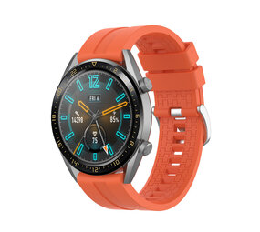 Strap-it Huawei Watch GT 5 - 46mm Extreme Silicone Strap (Orange)