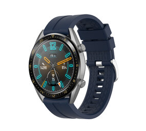 Strap-it Huawei Watch GT 5 - 46mm Extreme Silicone Strap (Dark Blue)