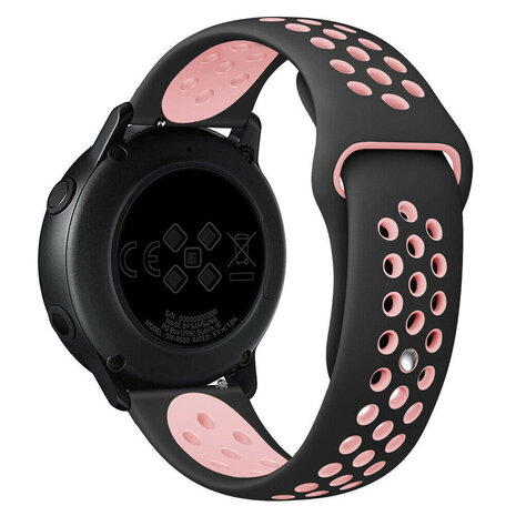 Strap-it Strap-it Huawei Watch GT 5 - 41mm Sport Strap (Black/Pink) Strap-it Strap-it Huawei Watch GT 5 - 41mm Sport Strap (Black/Pink)