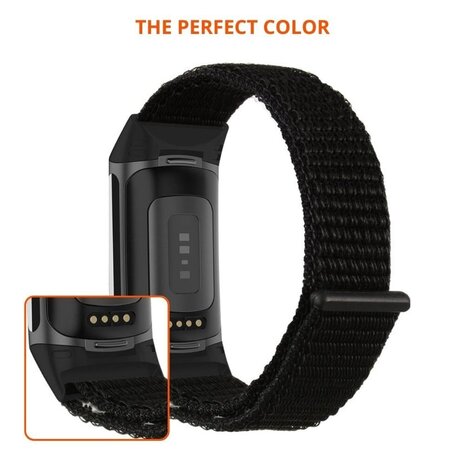 Strap-it Strap-it Fitbit Charge 5 Nylon Strap (Black) Strap-it Strap-it Fitbit Charge 5 Nylon Strap (Black)