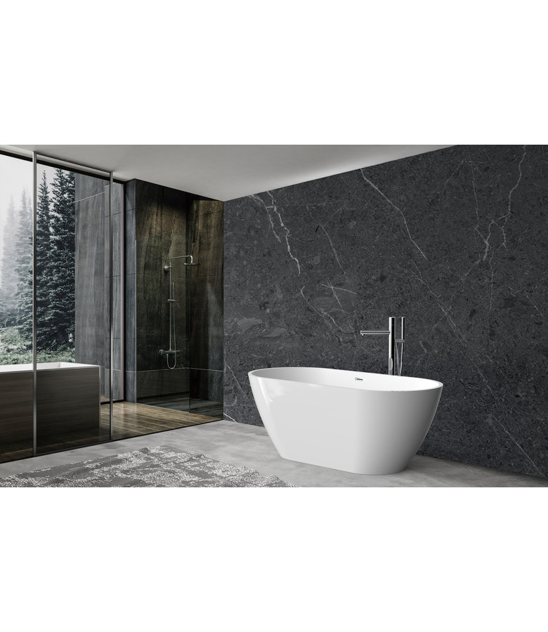 Vrijstaand ligbad Bahia 170 x 75 x 58cm - wit