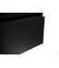 Badkamermeubel Angela 100cm - zwarte wastafel - mat zwart