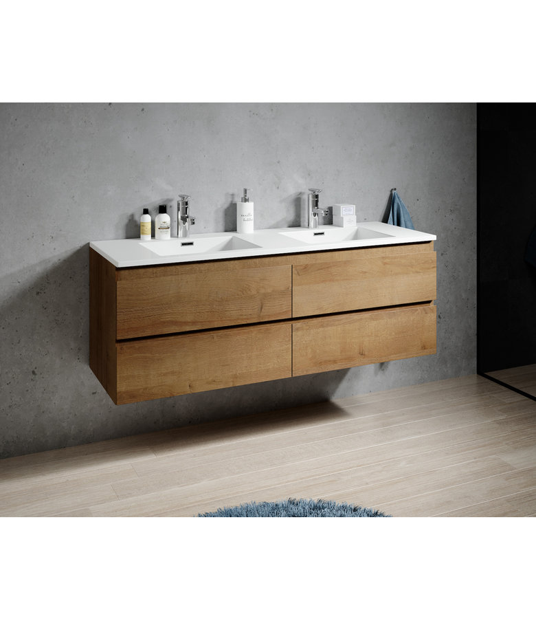 Badkamermeubel Angela 140cm - eiken