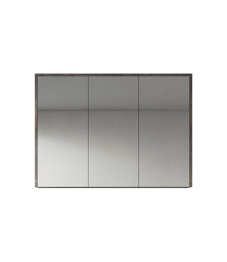 Spiegelkast Cuba 100 x 16 x 72 cm - stone ash