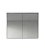Spiegelkast Cuba 80 x 16 x 72 cm - grijs