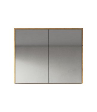 Spiegelkast Cuba 80 x 16 x 72 cm - eiken