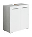 Wastafelkast Jupiter 60 x 30 x 60 cm - grijs met wit