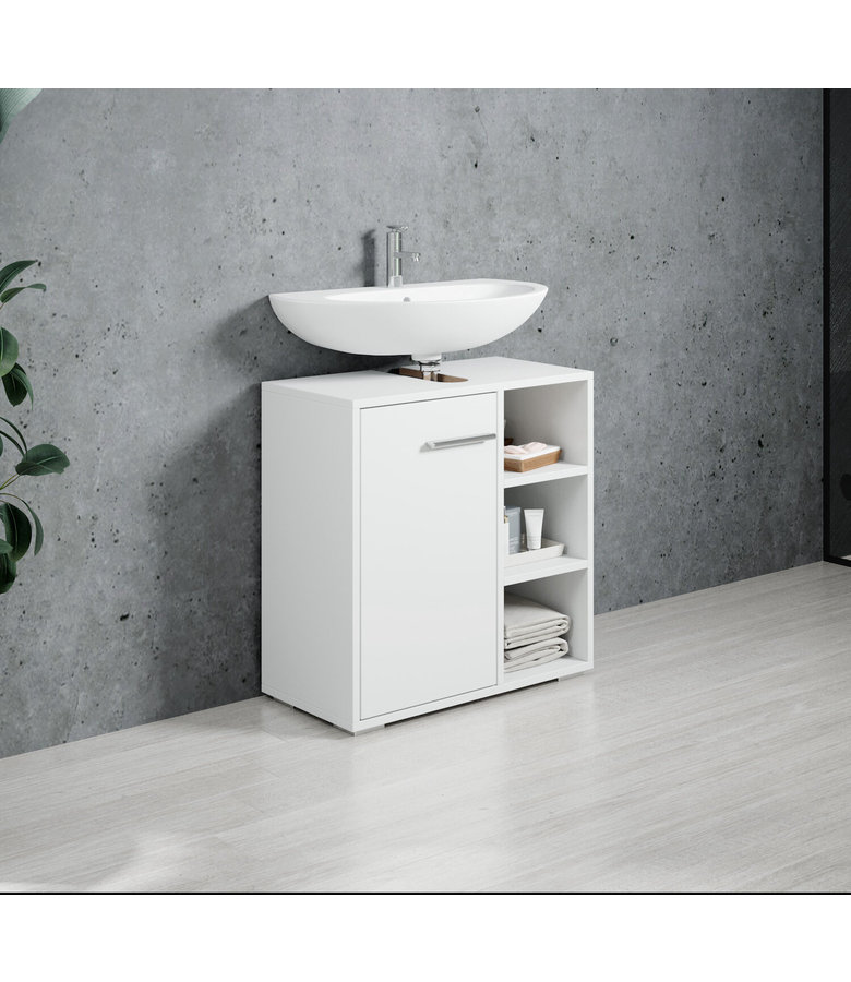 Wastafelkast Neptunus 60 x 28 x 60 cm - wit