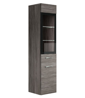 Badkamerkast Rio 30 x 30 x 131 cm - grijs eiken