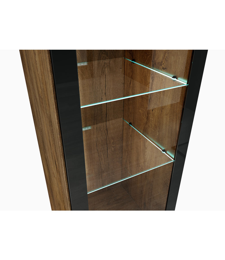 Badkamerkast Rio 30 x 30 x 131 cm - bruin eiken