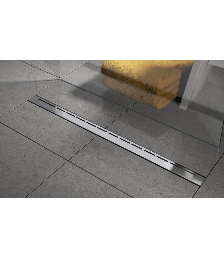 Douchegoot 90 x 7 cm - BP05 - RVS