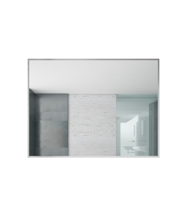 Spiegel Concave 60 x 60 cm - aluminium