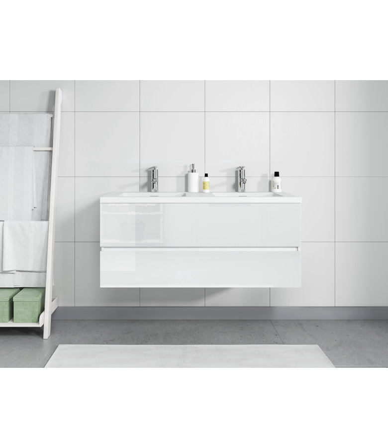 Badkamermeubel Coni 120cm - hoogglans wit