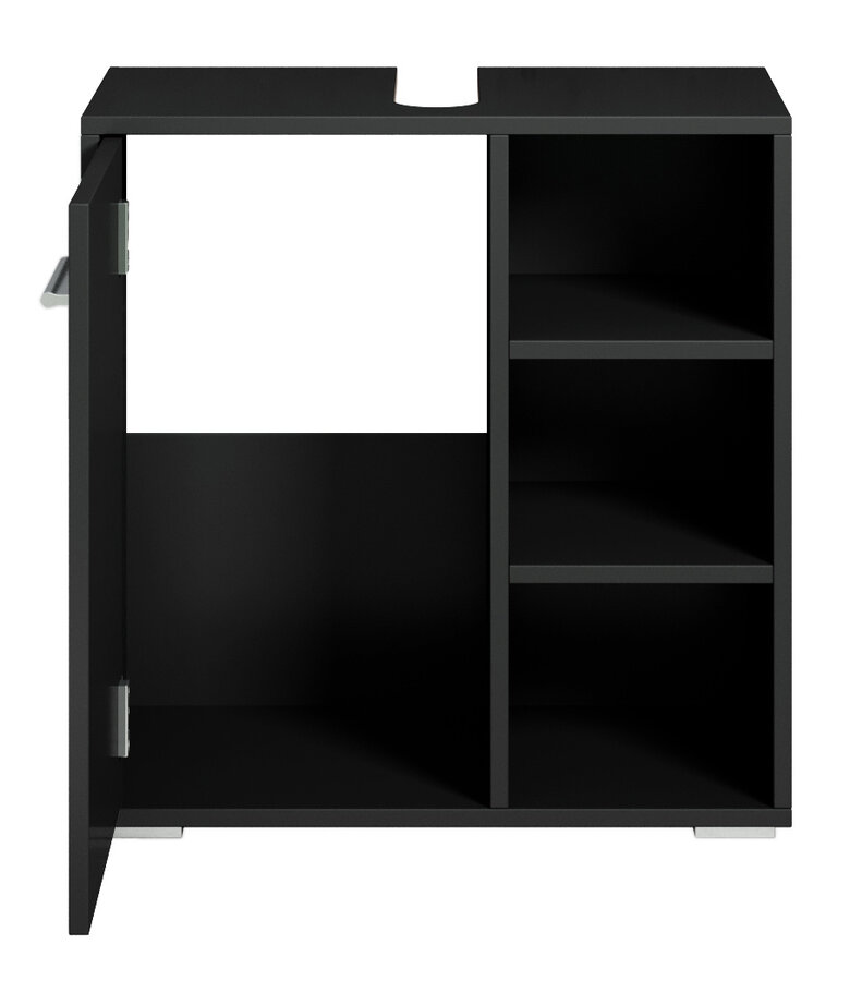 Wastafelkast Neptunus 60 x 28 x 60 cm - mat zwart