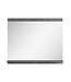 Spiegel Montreal 60 x 12 x 50 cm - donker grijs