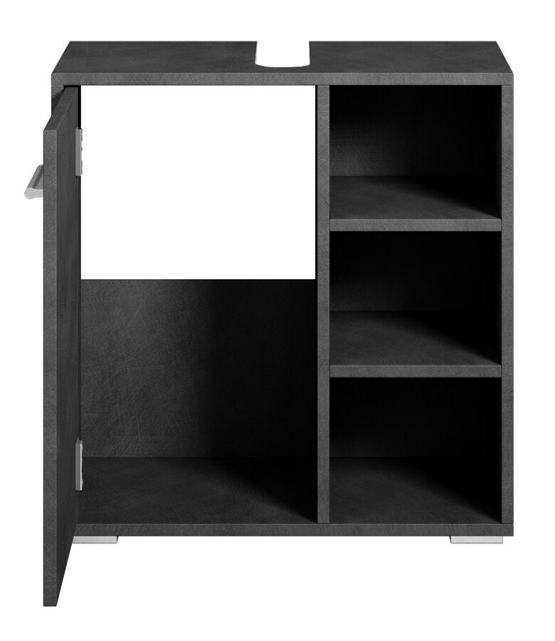 Wastafelkast Neptunus 60 x 28 x 60 cm - donker grijs