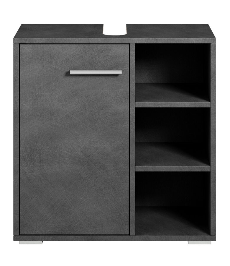 Wastafelkast Neptunus 60 x 28 x 60 cm - donker grijs