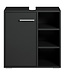 Wastafelkast Neptunus 60 x 28 x 60 cm - mat zwart