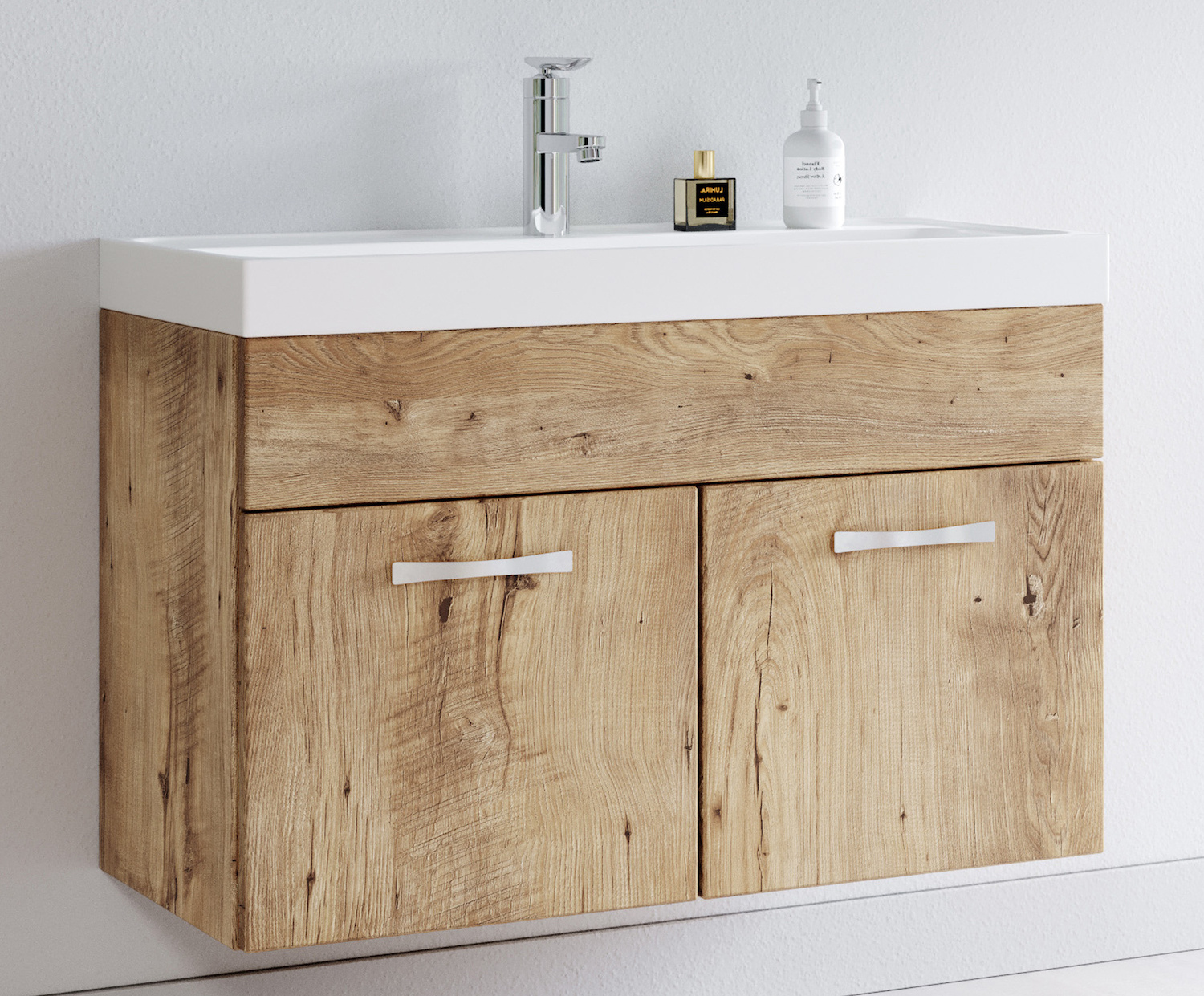 Staand Badkamermeubel Onderkast Jupiter 60 cm Mat Wit - - - Online Sanitairwinkel