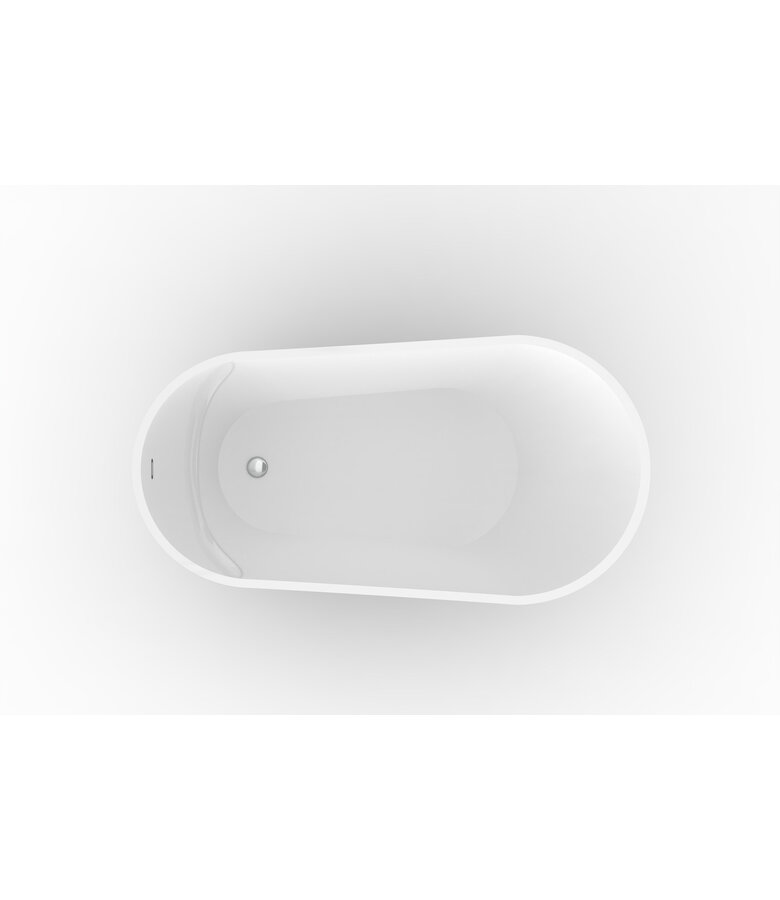 Vrijstaand ligbad Andes 170 x 80 x 72 cm - wit