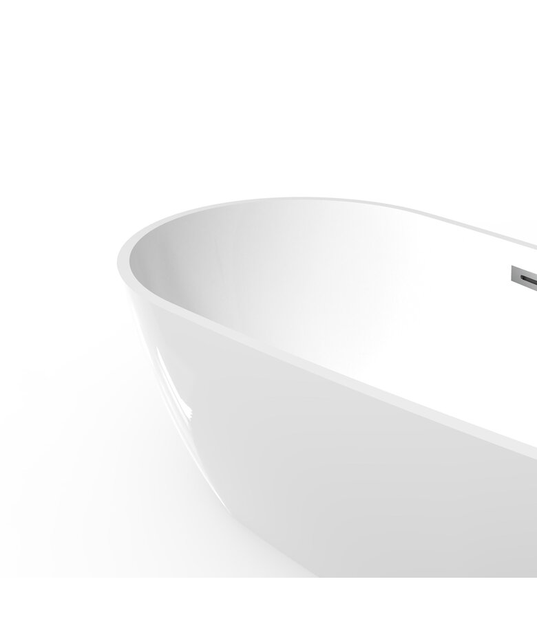 Vrijstaand ligbad Peru 170 x 80 x 58 cm - wit