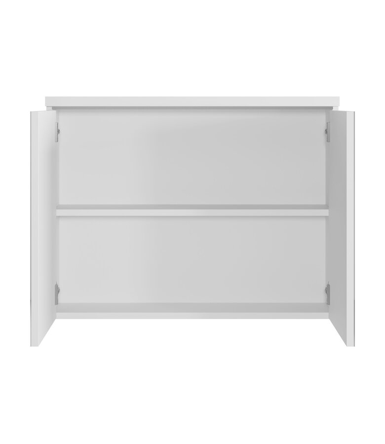Spiegelkast Paso LED 80 x 20 x 60 cm - wit