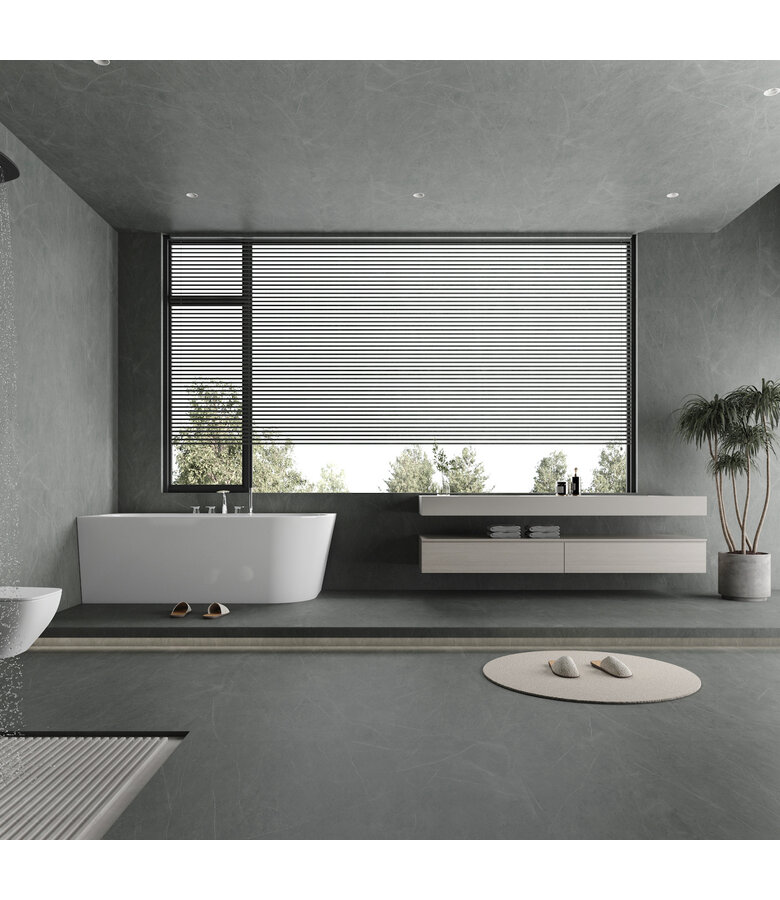 Half vrijstaand ligbad Isia 170 x 78 x 60 cm - wit  - rechts