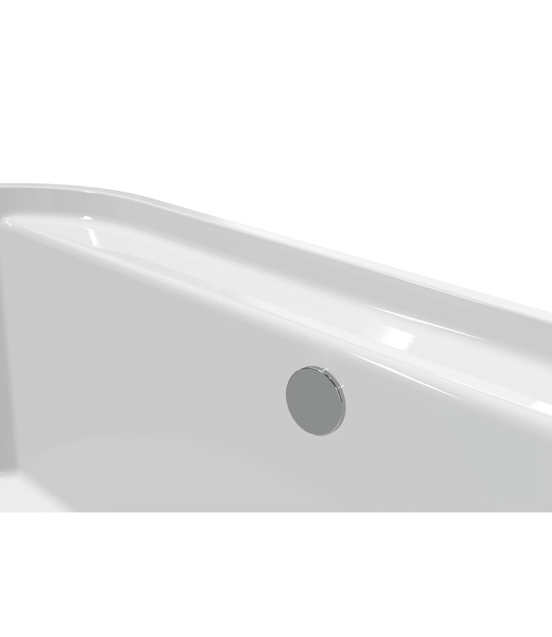 Vrijstaand ligbad Alco 170 x 85 x 60 cm - wit