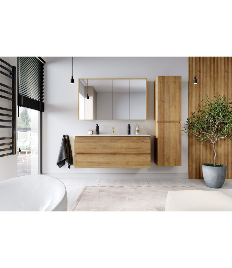 Badkamermeubel Angela 120cm - eiken