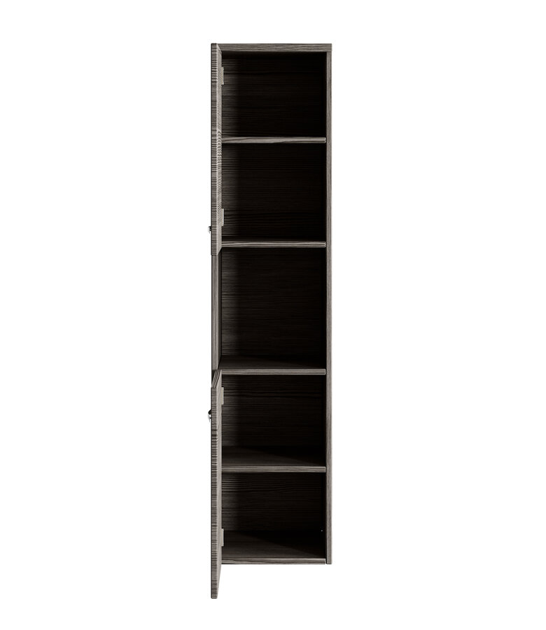 Badkamerkast Montreal 30 x 30 x 131 cm - grijs eiken