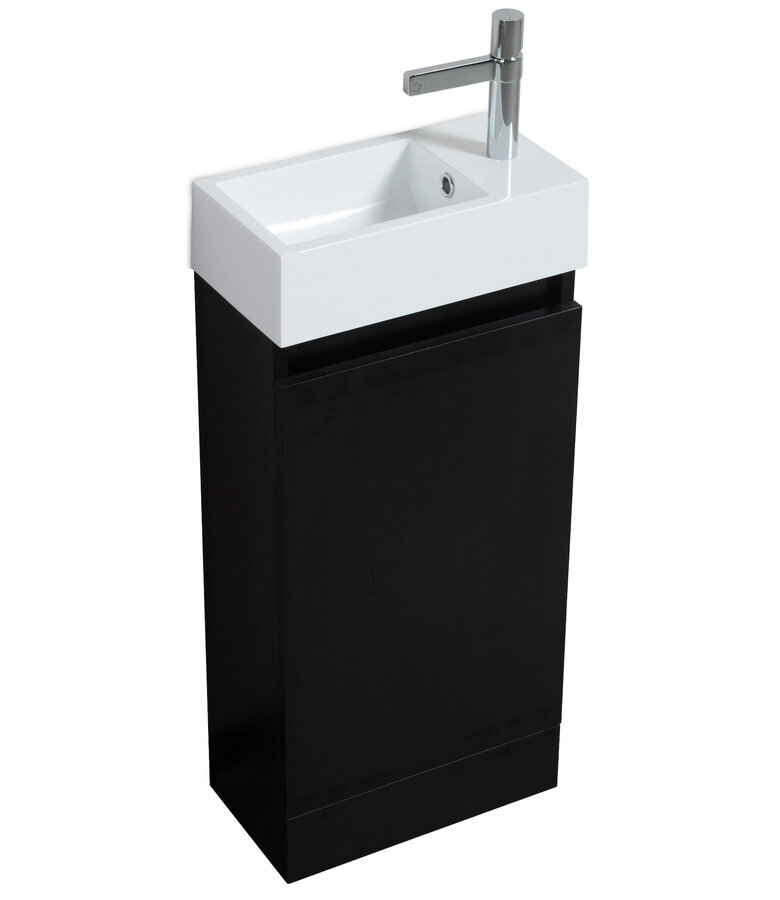 Toiletmeubel Peru 40cm - mat zwart