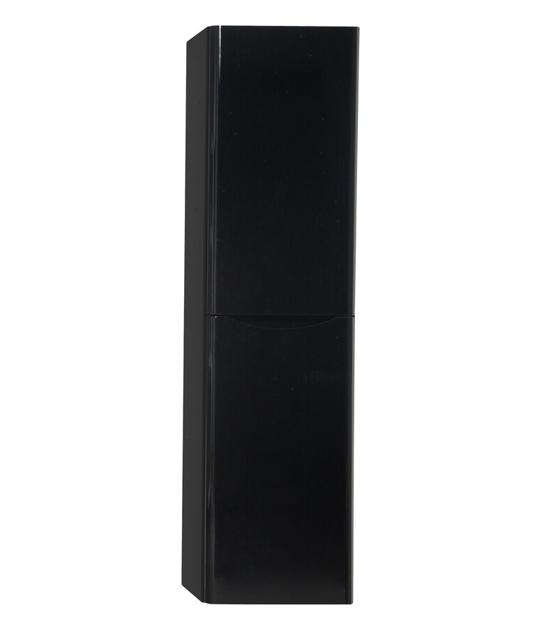 Badkamerkast Vienna 40 x 30 x 150 cm - hoogglans zwart