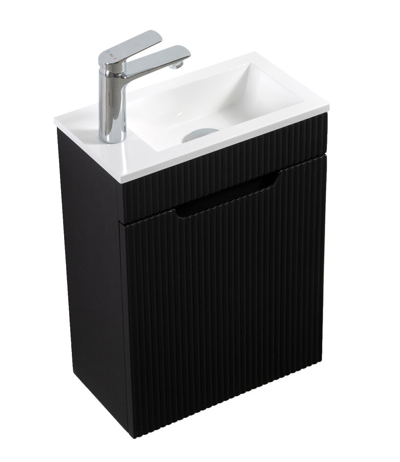 Toiletmeubel Thermis 40cm - mat zwart