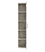 Badkamerkast Pluto 30 x 30 x 150 cm - grijs met wit