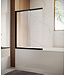 Badwand Moka 110 x 140 cm - mat zwart - nano coating