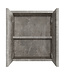 Spiegelkast Toledo 60 x 20 x 60 cm - grijs